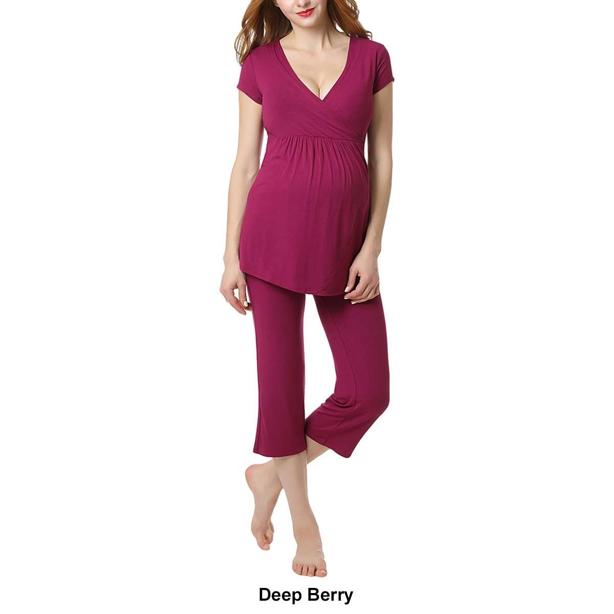 Womens Glow & Grow® Maternity Nursing Pajama Set