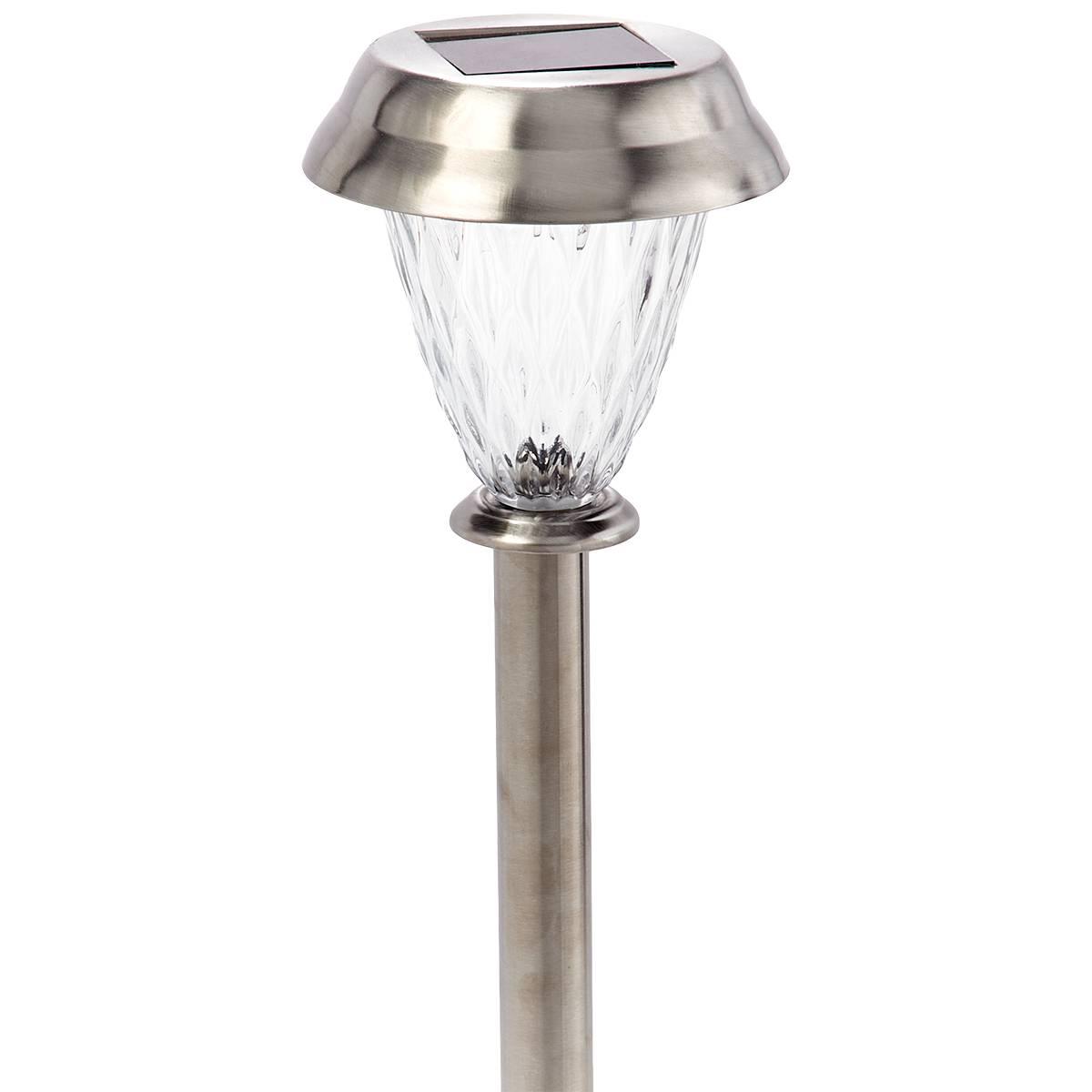 LED Solar Stainless Steel Lawn Stake