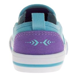 Little Girls Disney Frozen Elsa and Anna Slip-On Fashion Sneakers
