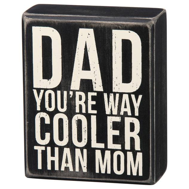 Primitives By Kathy Dad Cooler Block Sign