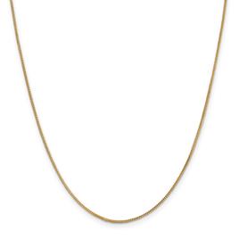 Unisex Gold Classics(tm) .9mm. 14kt. Solid Polished Franco Necklace