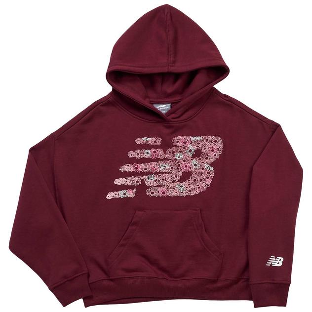 Girls (7-16) New Balance Relaxed Fit Daisy Emblem Hoodie