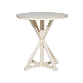 9th & Pike® White Wood Farmhouse Accent Table