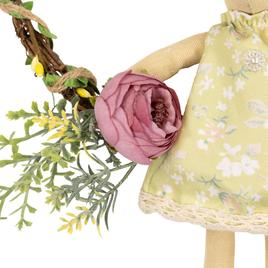 Northlight Seasonal Girl Bunny Artificial Floral Easter Wreath