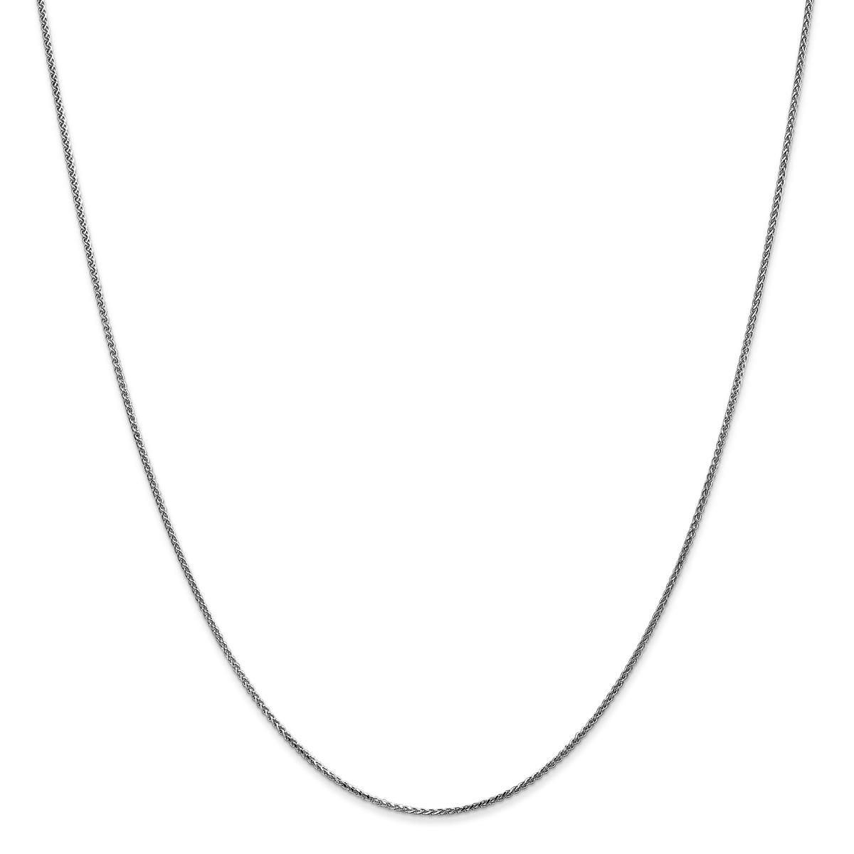 Gold Classics(tm) 1mm. 14k White Diamond Cut Spiga Necklace