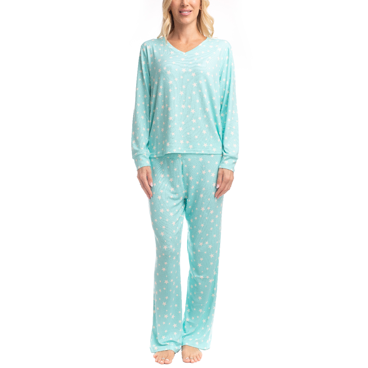 Womens Goodnight Kiss Max & Relax Stars Pants Set