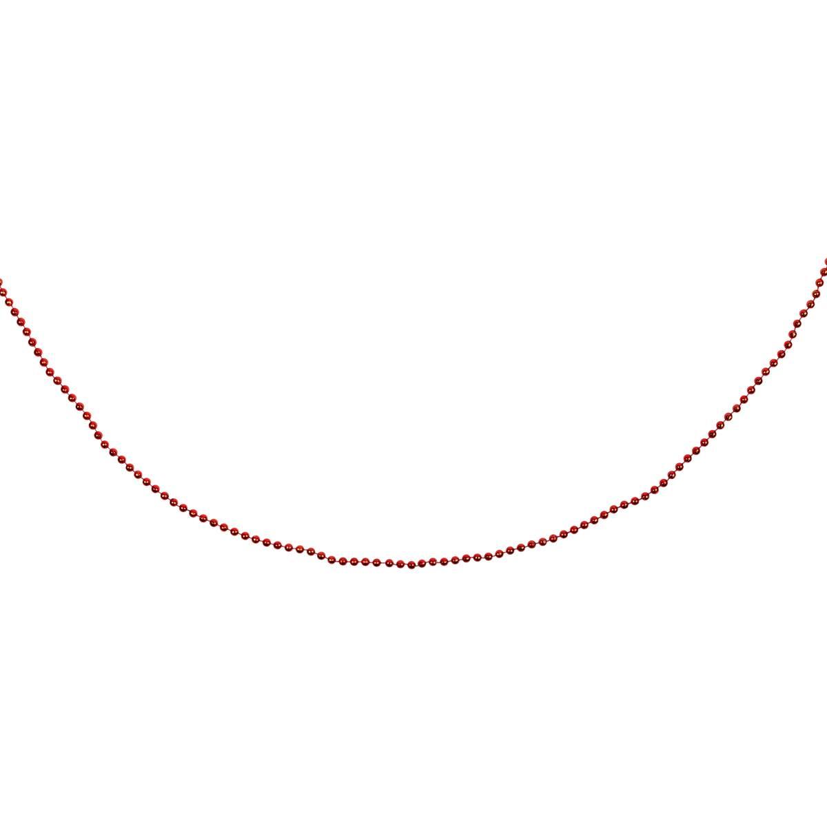 Northlight Seasonal Faceted Red Beaded Christmas Garland