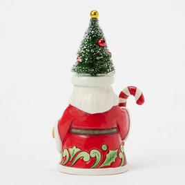Jim Shore Santa Sisal Tree Hat Pint Size Christmas Figurine