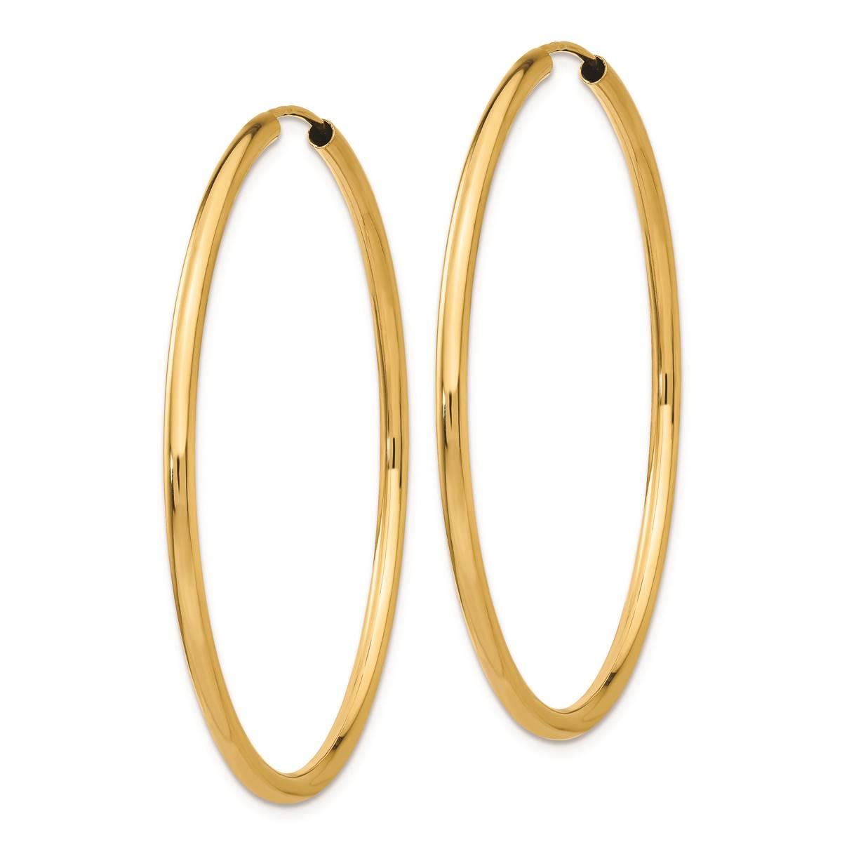 Gold Classics™ 41mm. 14k Polished Endless Hoop Earrings