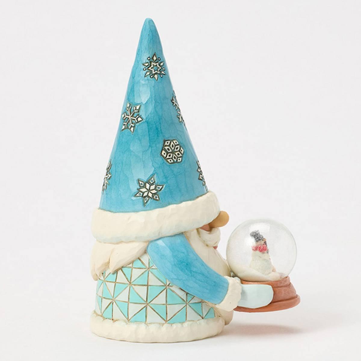 Jim Shore Gnome with Mini Globe Christmas Figurine