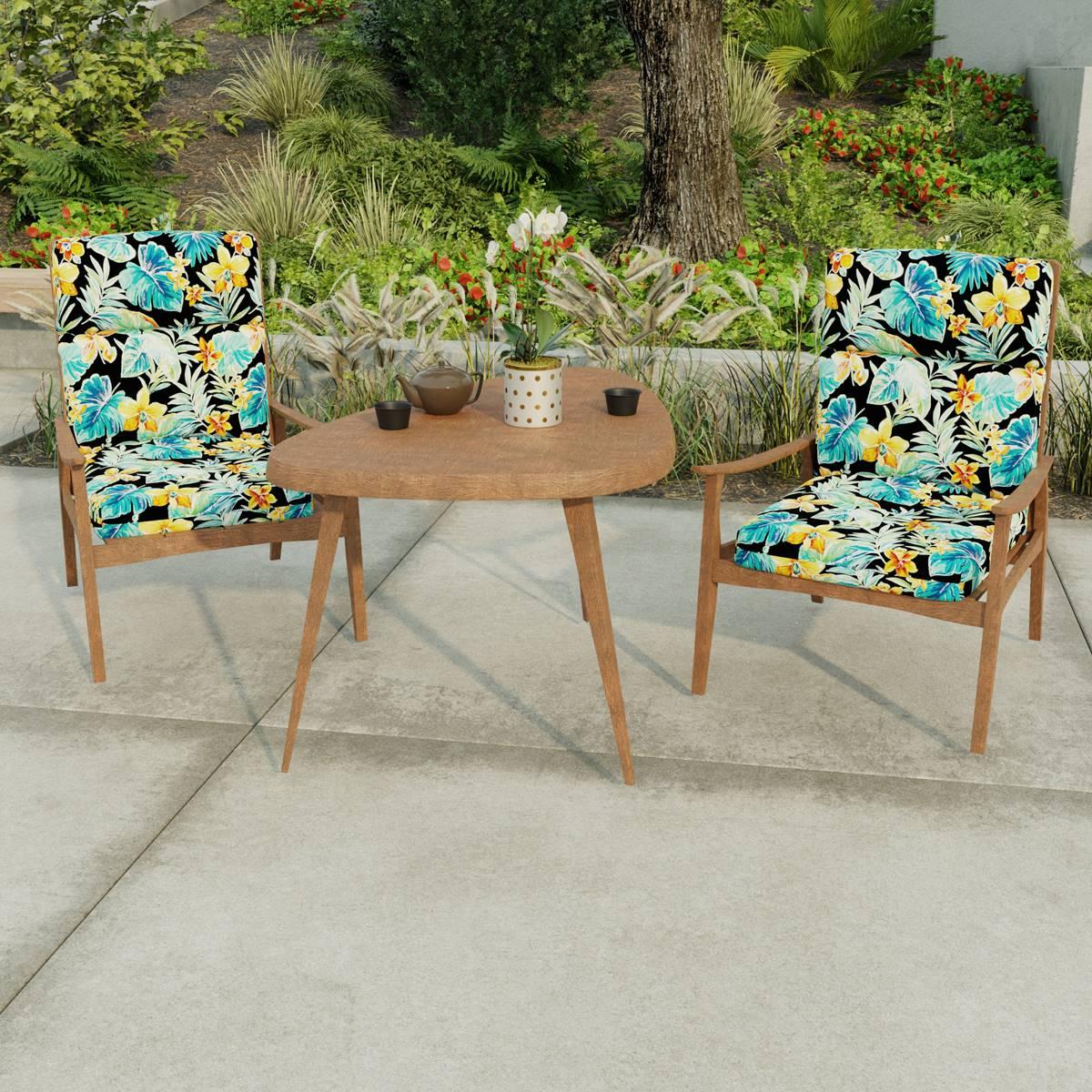 Jordan Manufacturing Beachcrest French Edge High Back Cushion