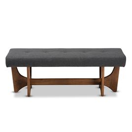Baxton Studio Theo Upholstered Bench