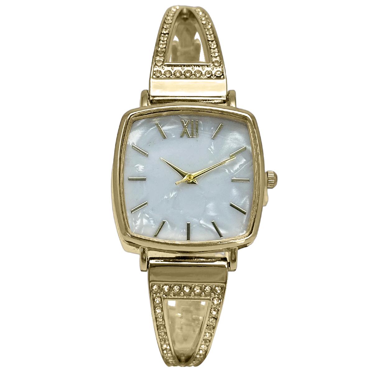 Womens Gold Mother of Pearl Quartz Watch - LWBN12BV