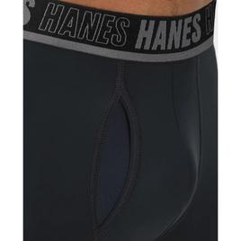 Mens Hanes® Moves 4pk. Long Leg Boxer Briefs - Blue/Black