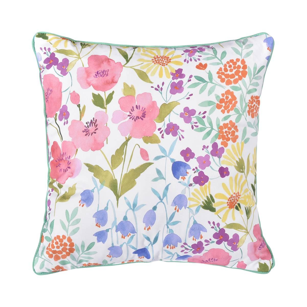 J. Queen New York Jules 18in. Square Quilted Decor Throw Pillow