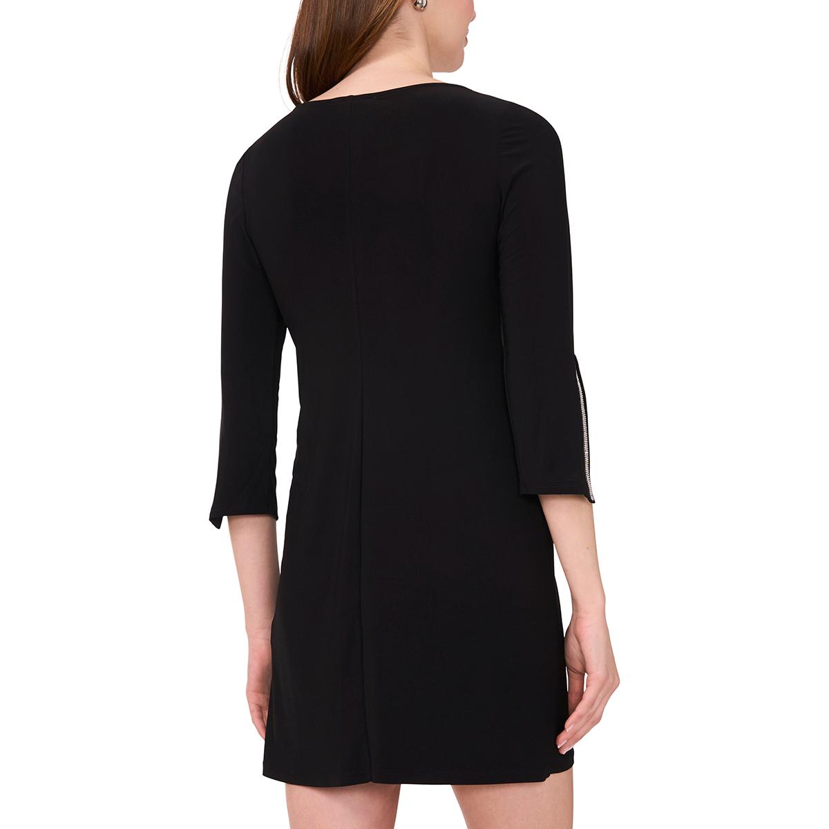 Petite MSK Split Sleeve Trim ITY Dress
