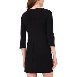 Petite MSK Split Sleeve Trim ITY Dress