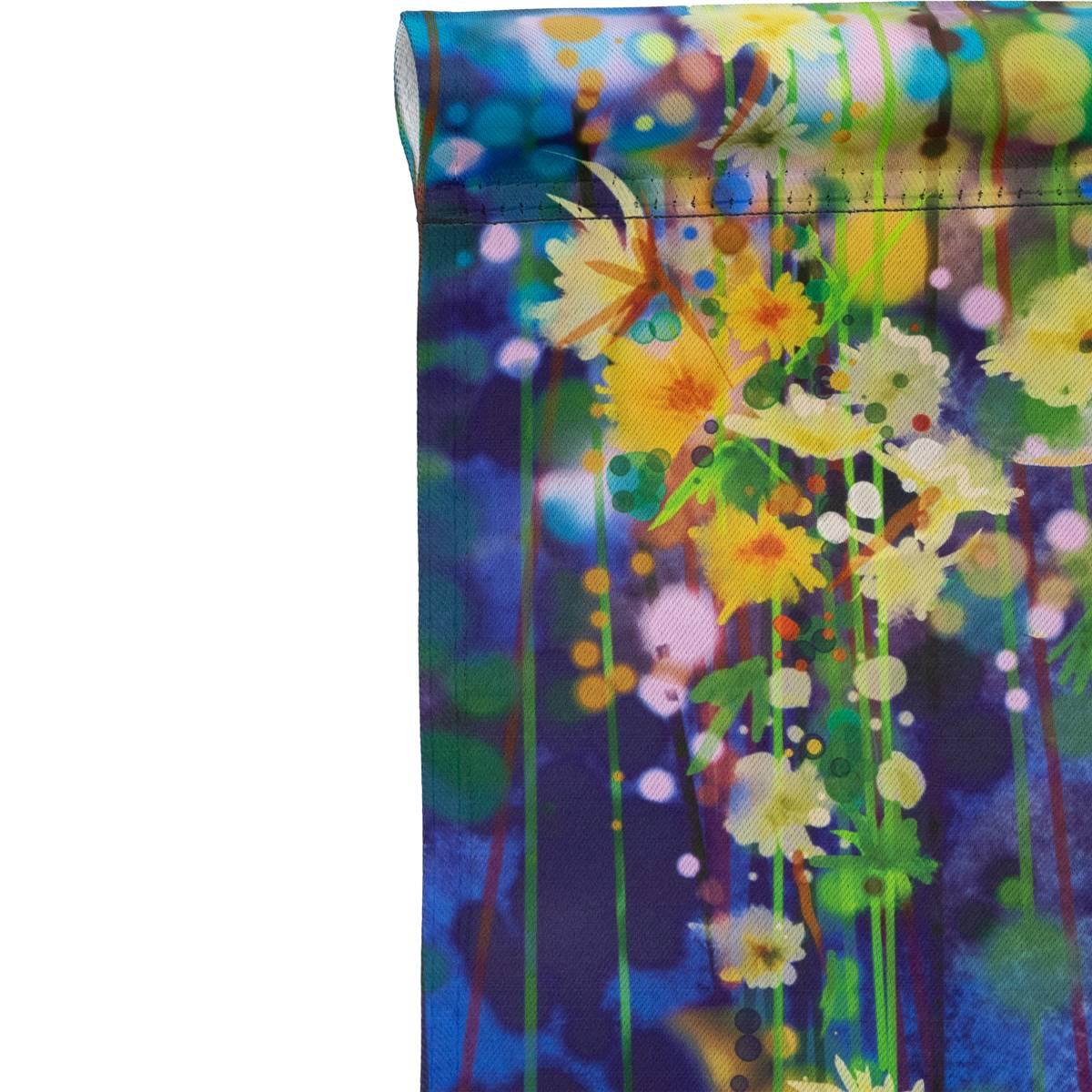 Northlight Seasonal Watercolor Floral "Welcome" Garden Flag