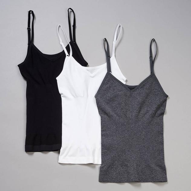 Womens Skinnygirl 3pk. Seamless Reversible Cami SG7644-3PKE