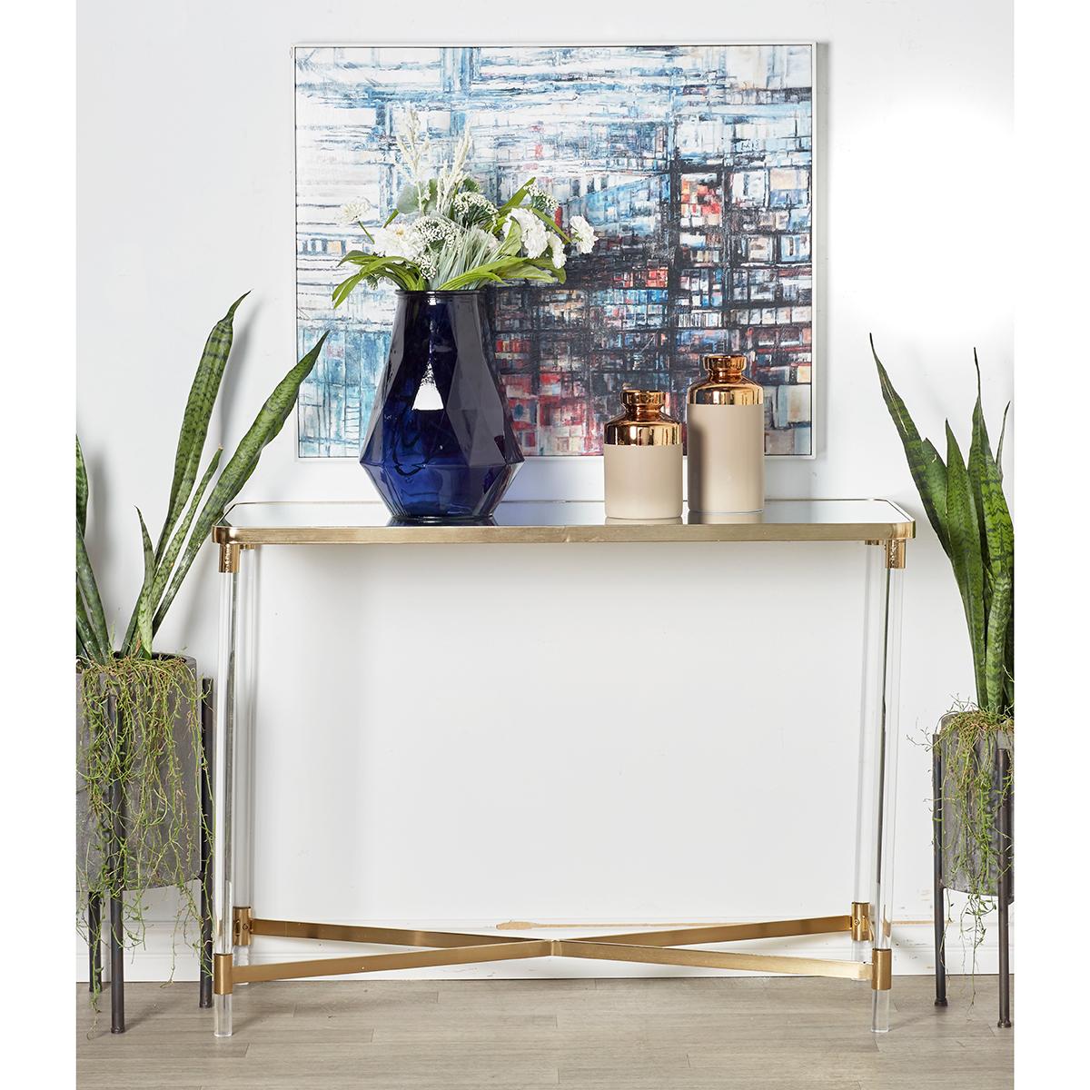 9th & Pike® Acrylic Accent Table