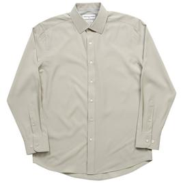 Mens Christian Aujard Slim Fit Solid Dress Shirt - Grey Dawn