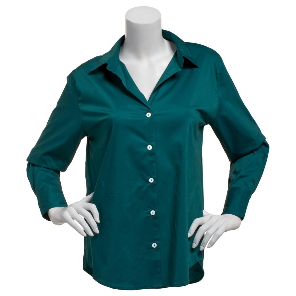 Juniors Love Tree Poplin Oversized Casual Button Down
