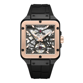 Mens Kenneth Cole New York(R) Automatic Black Watch - KCWGZ0065403