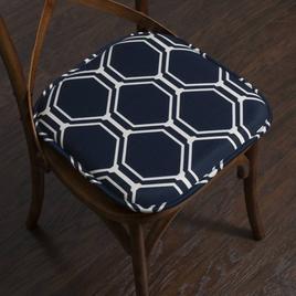 Sweet Home Collection Mirage Hexagonal Memory Foam Chair Pad