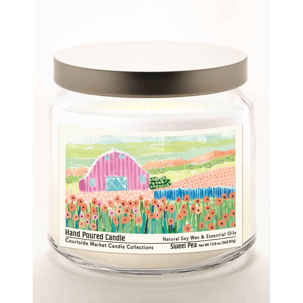 Courtside Market(R) The Farm 12.8oz. Sweet Pea Tumbler Candle