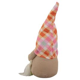 Northlight Seasonal Green & Blue Plaid Girl Gnome Figurine