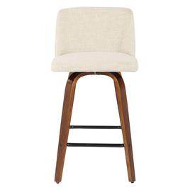 LumiSource Toriano Mid-Century Modern Counter Stools - Set of 2