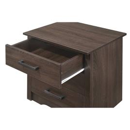 Passion Furniture Hudson 3-Drawer Nightstand