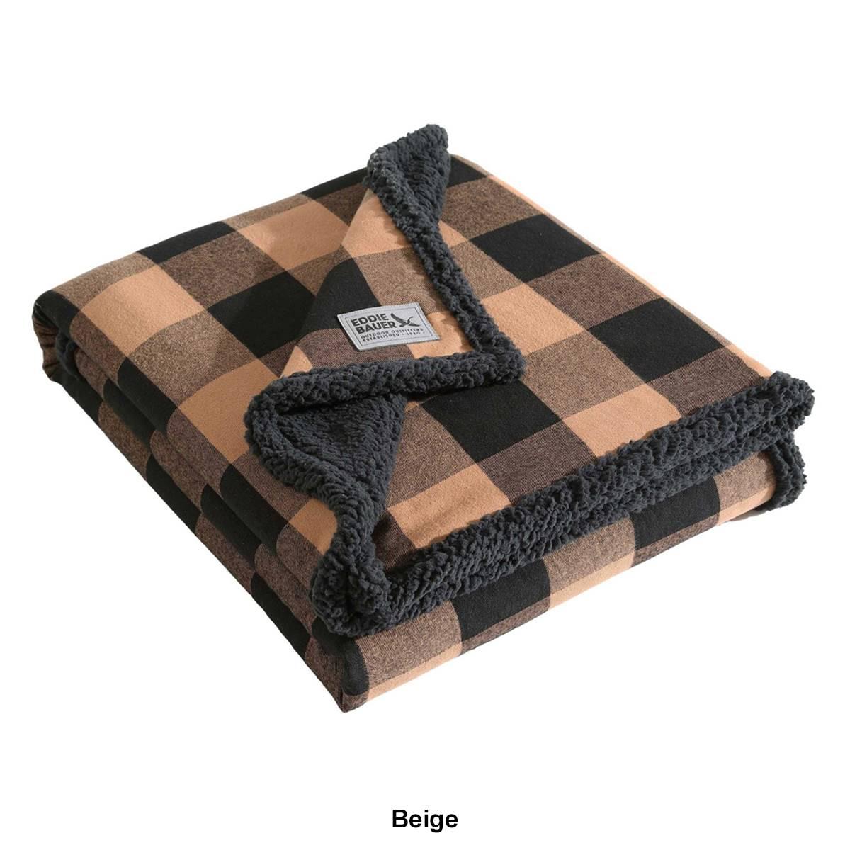 Eddie Bauer Cabin Plaid Cotton Throw