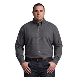 Mens Big & Tall Christian Aujard Dress Shirt - Black Check