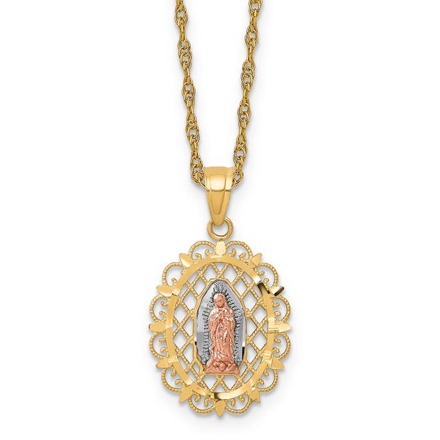 Gold Classics™ Our Lady of Guadalupe Pendant Necklace