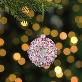 Northlight Seasonal 3.75in. Sprinkle Doughnut Christmas Ornament