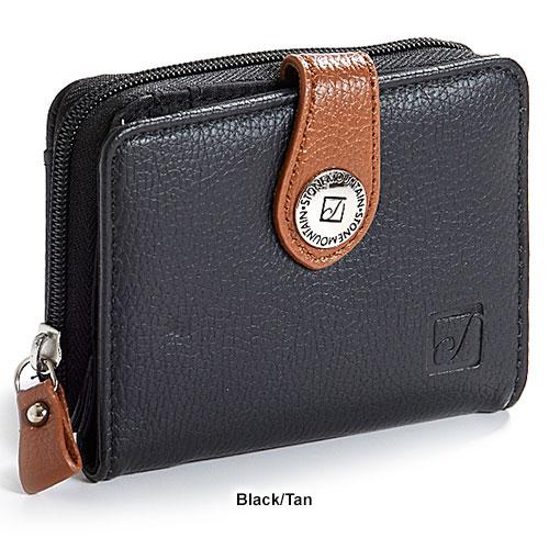 Womens Stone Mountain Ludlow Small Zip Around Wallet