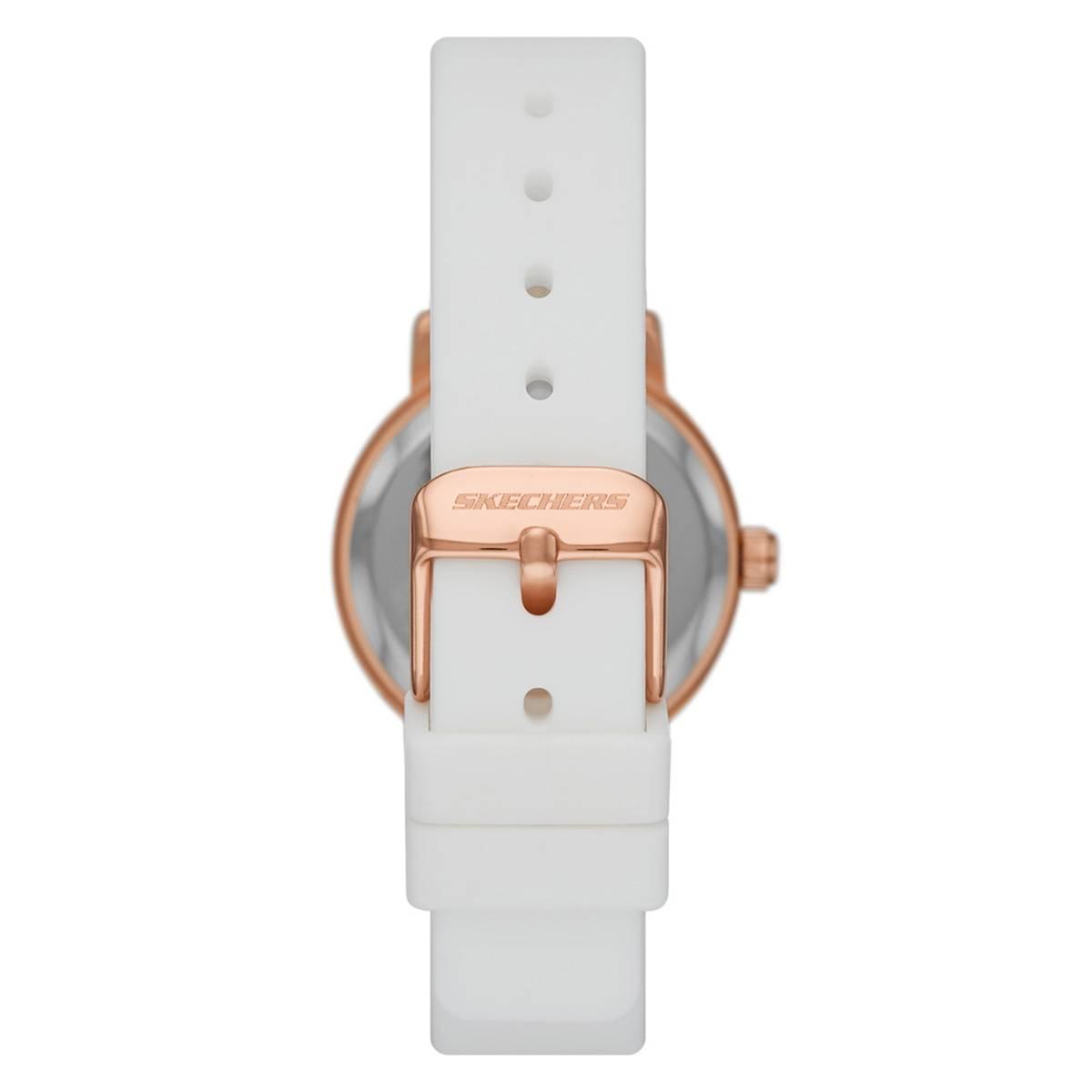 Womens Skechers Ardmore Mini White & Rose Watch - SR6228