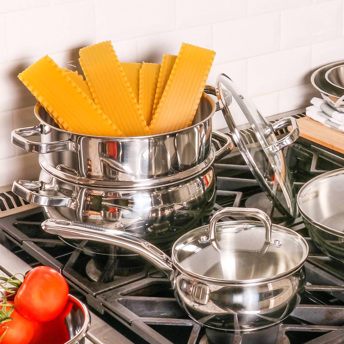 BergHOFF Belly Shape 18/10 Stainless Steel 9.5in. Steamer Insert
