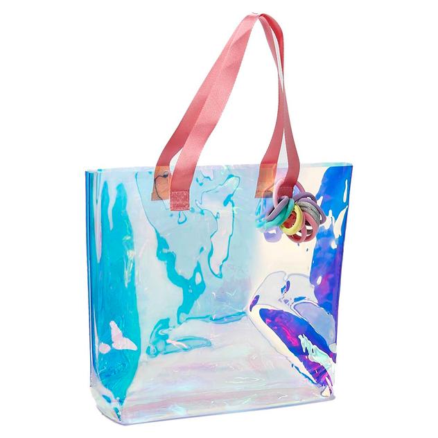 Girls Capelli® New York Iridescent Jelly Tote with Ponies