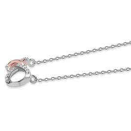 Nova Star® 1/10ctw. Lab Grown Diamond Two Tone Infinity Necklace