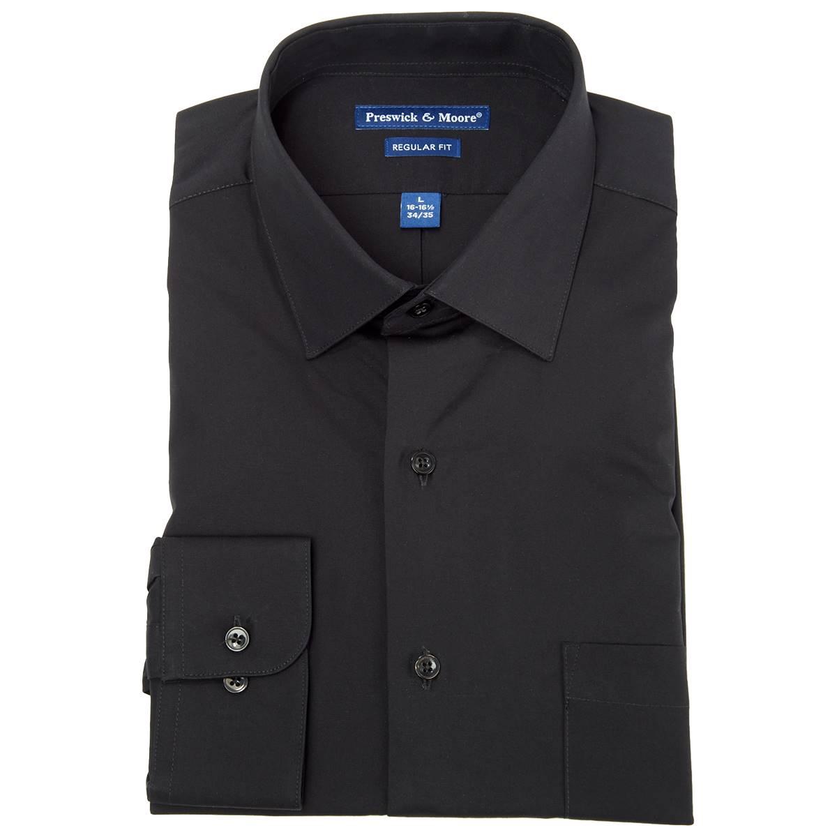 Mens Preswick & Moore(R) Luxury Dress Shirt - Black