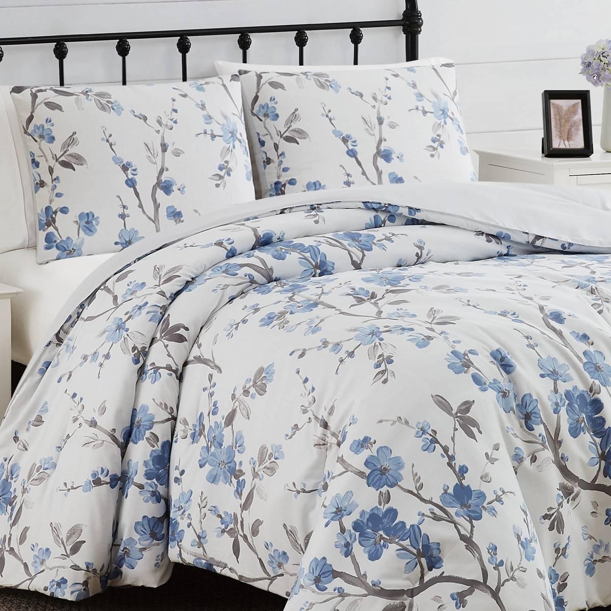 Cannon Kasumi Floral 3pc. Duvet Cover Set