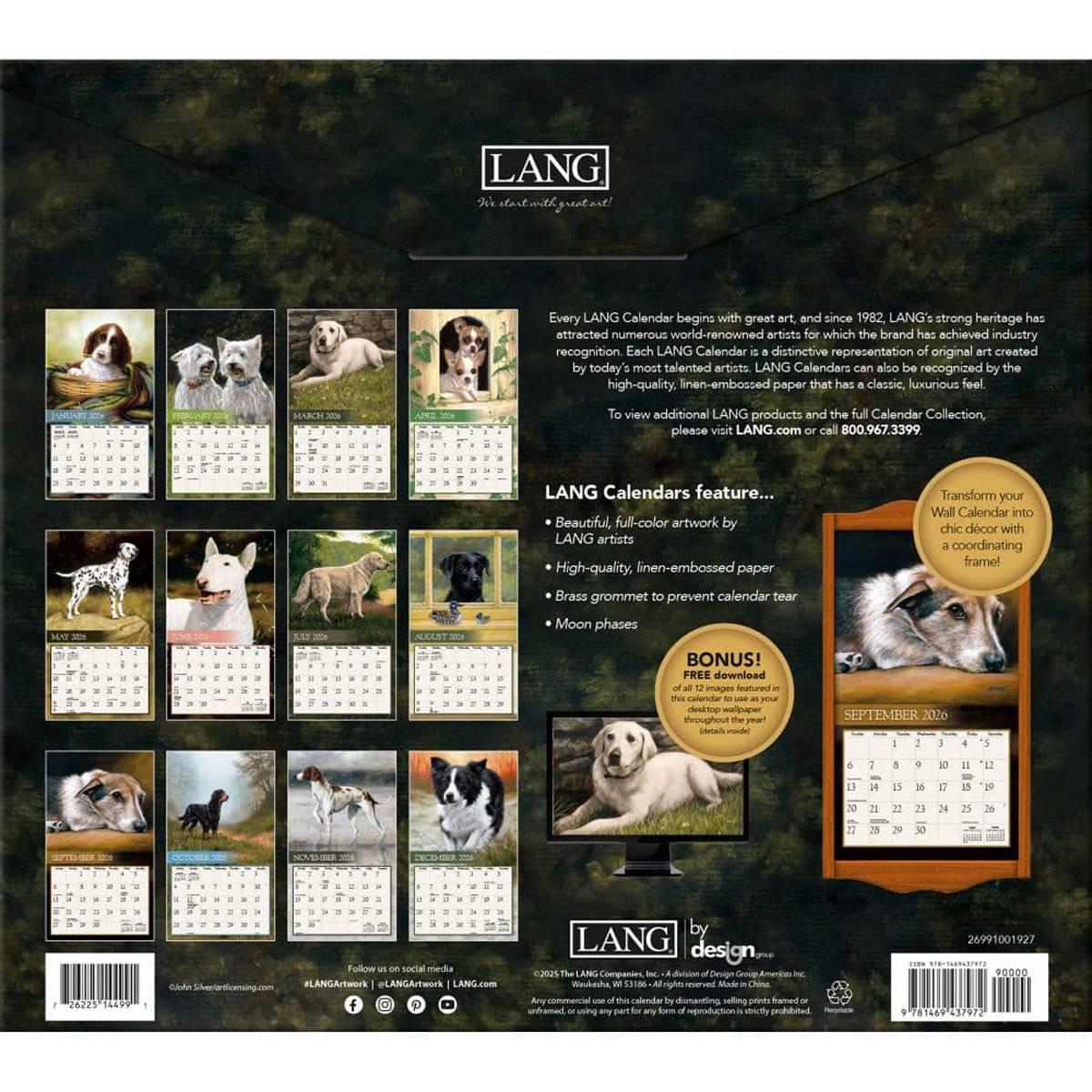 Lang® 2026 Love of Dogs Wall Calendar