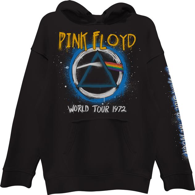 Young Mens Pink Floyd Graphic Fleece Hoodie