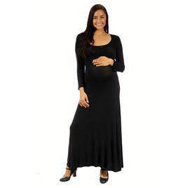 Plus Size 24/7 Comfort Apparel A-Line Maternity Dress