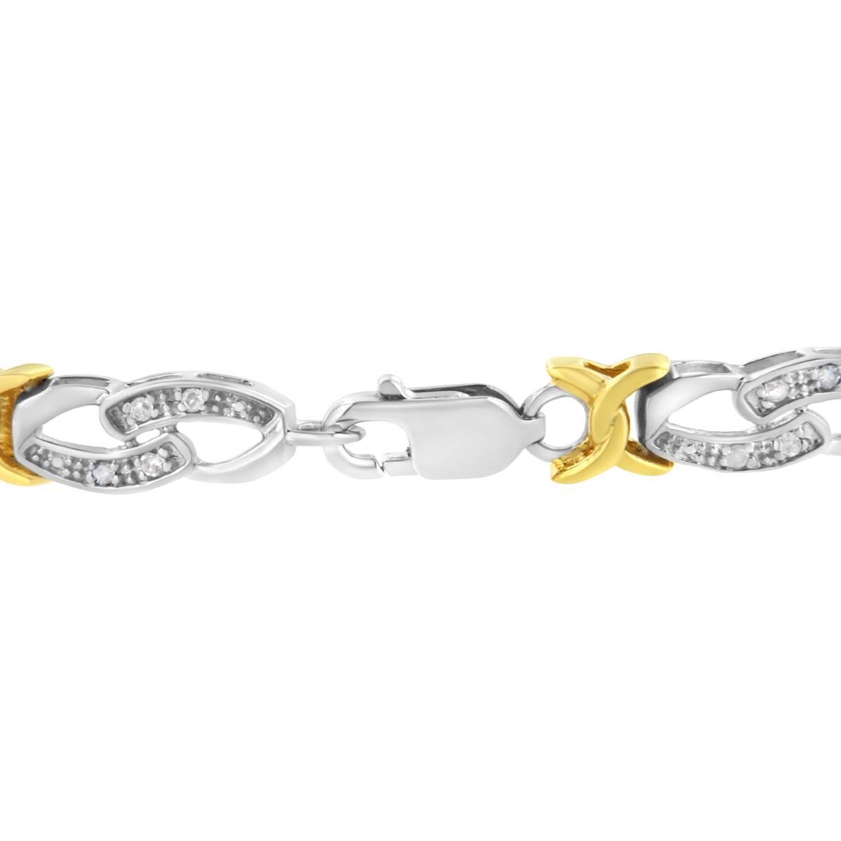 Haus of Brilliance 10kt. Yellow Gold Infinity Bracelet