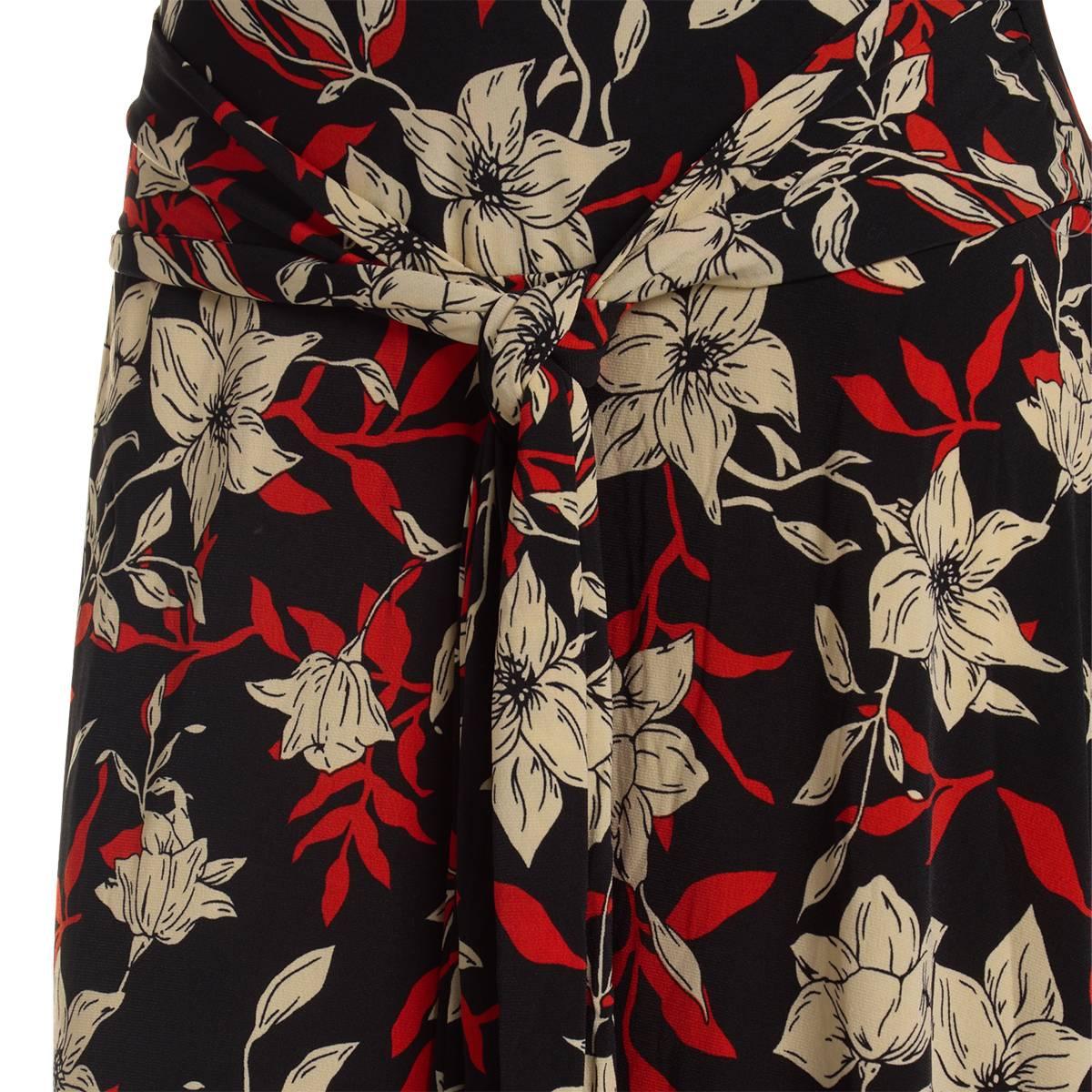 Womens NY Collection Henna Floral Maxi Skirt