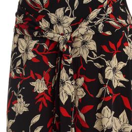 Womens NY Collection Henna Floral Maxi Skirt