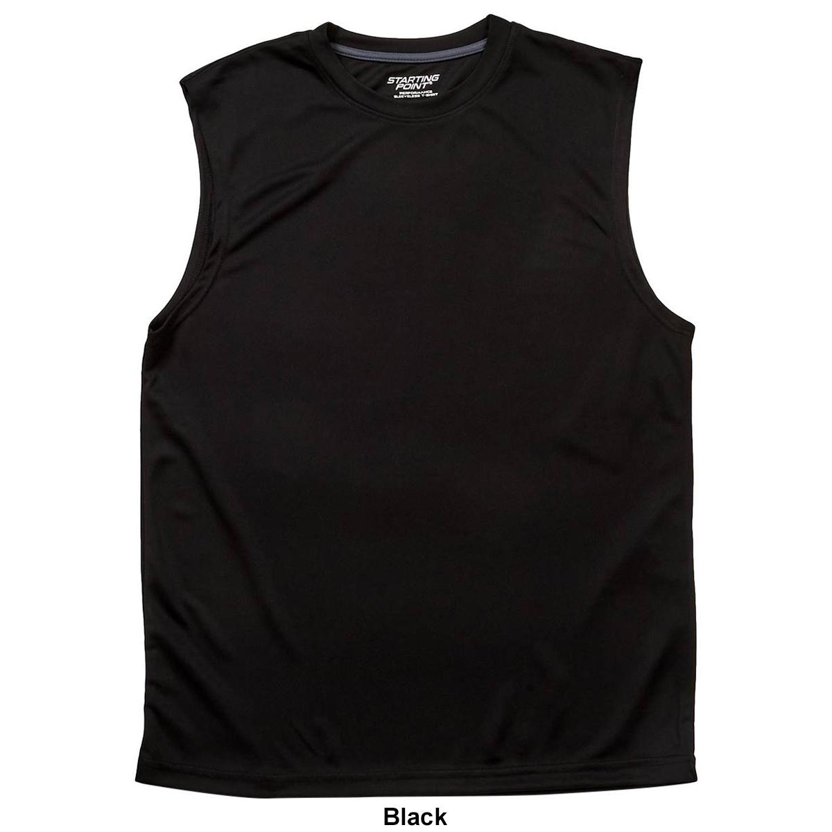 Mens Starting Point Sleeveless Performance Tee